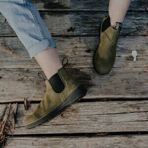 Blundstone 2010 Active Unisex Nubuck Boots US 6 UK 5 Olive Green